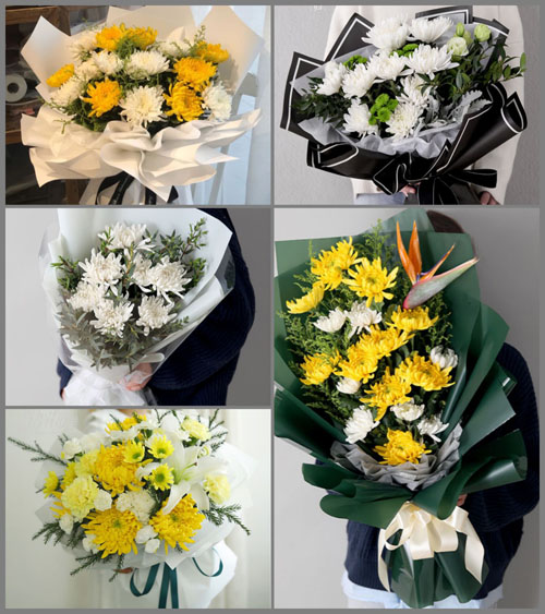 湖南永州冷水滩区普利桥镇白事花束代送